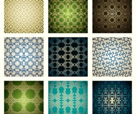 Ornate Seamless pattern vector 01