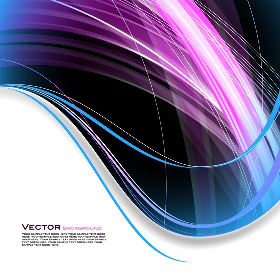 Dynamic lines shiny background vector 02