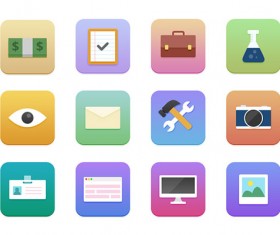 Small fine web icons psd