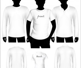Clothes template design vector 07