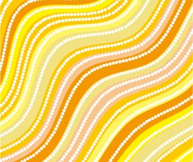 Yellow dynamic lines vector background