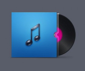 Music CD psd icon