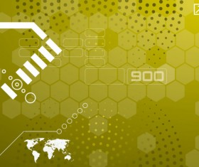 Modern technology vector background