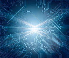 Circuit board elements background