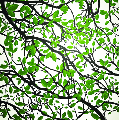 Realistic Tree leaf vector