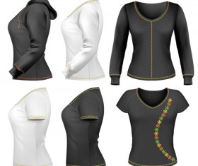 Clothes template design vector 14