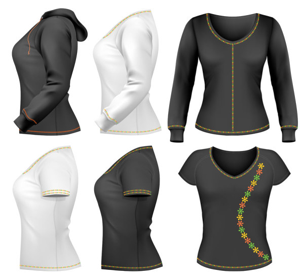 Clothes template design vector 14