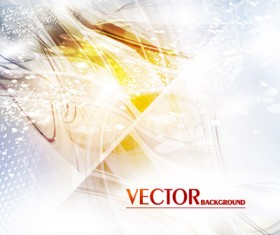 Golden light lines background vector 01