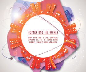 World style vector background