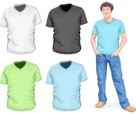 Clothes template design vector 01