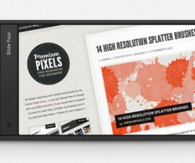 Creative Webpage slide psd