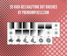 20 Kind Photoshop Gradients brushes set