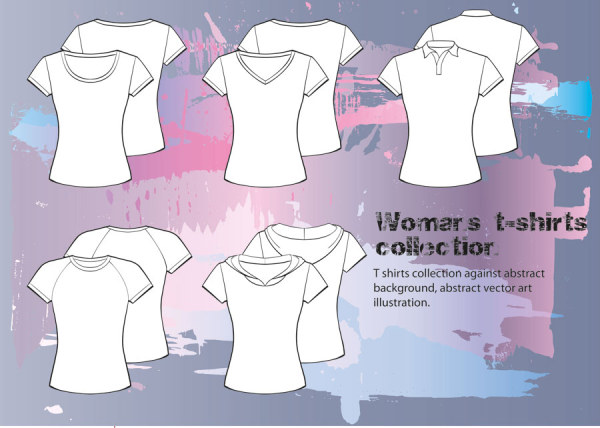 Clothes template design vector 02 free download