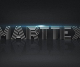 Creative shiny psd text