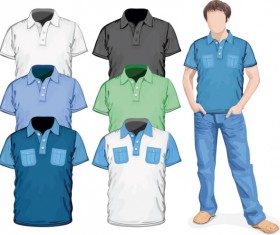 Clothes template design vector 03