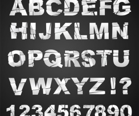 Funny alphabets creative design vector 02