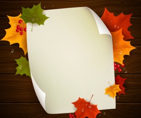 Autumn Harvest backgrounds vector 02