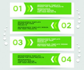 Creative Banners with numbers vector 03