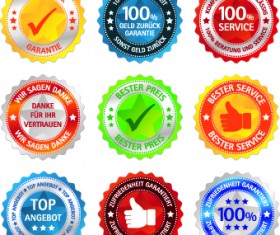Best Sticker label vector 01