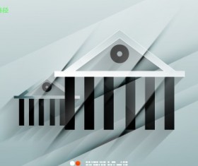 Building Houses template vector 03