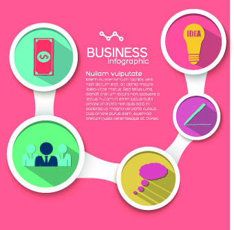 Business Infographic creative design 296