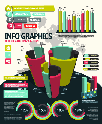 Business Infographic creative design 380