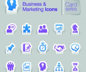 Business and Marketing icons vector