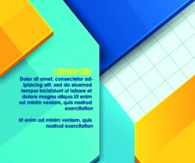 Stylish Business poster cover vector 01