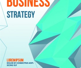 Stylish Business poster cover vector 03