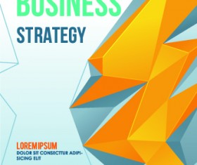 Stylish Business poster cover vector 05