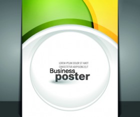 Creative Business poster design vector 01