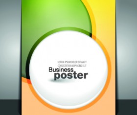 Creative Business poster design vector 02