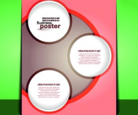Creative Business poster design vector 03