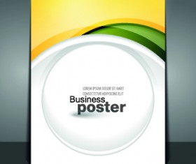 Creative Business poster design vector 04