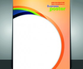 Creative Business poster design vector 05