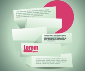 Creative Business template design vector 01