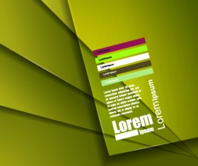 Creative Business template design vector 02