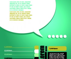 Creative Business template design vector 03