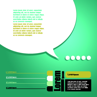 Creative Business template design vector 03