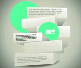 Creative Business template design vector 04