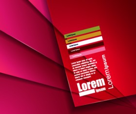 Creative Business template design vector 05