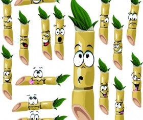Cartoon Funny Fruit vector 05