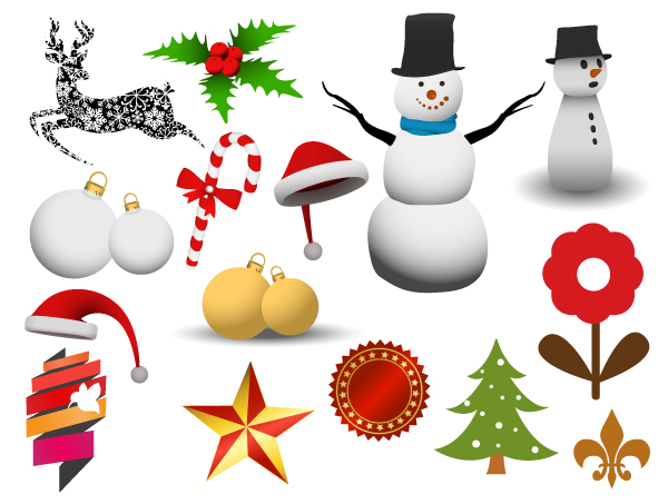 Christmas adornment vector design 01