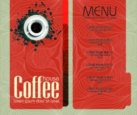 Coffee house menu cover design 04