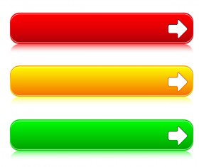 Color Web Buttons vector 02
