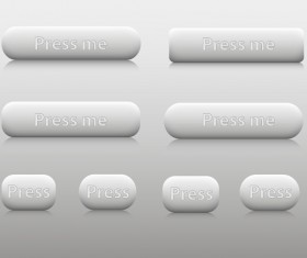 Color Web Buttons vector 04