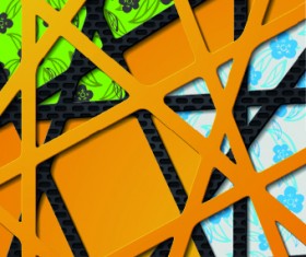 Colored Layered vector background 01