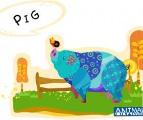 Draw Pig vector
