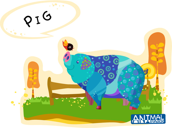 Draw Pig vector