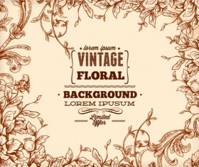 Elegant Vintage background set 02